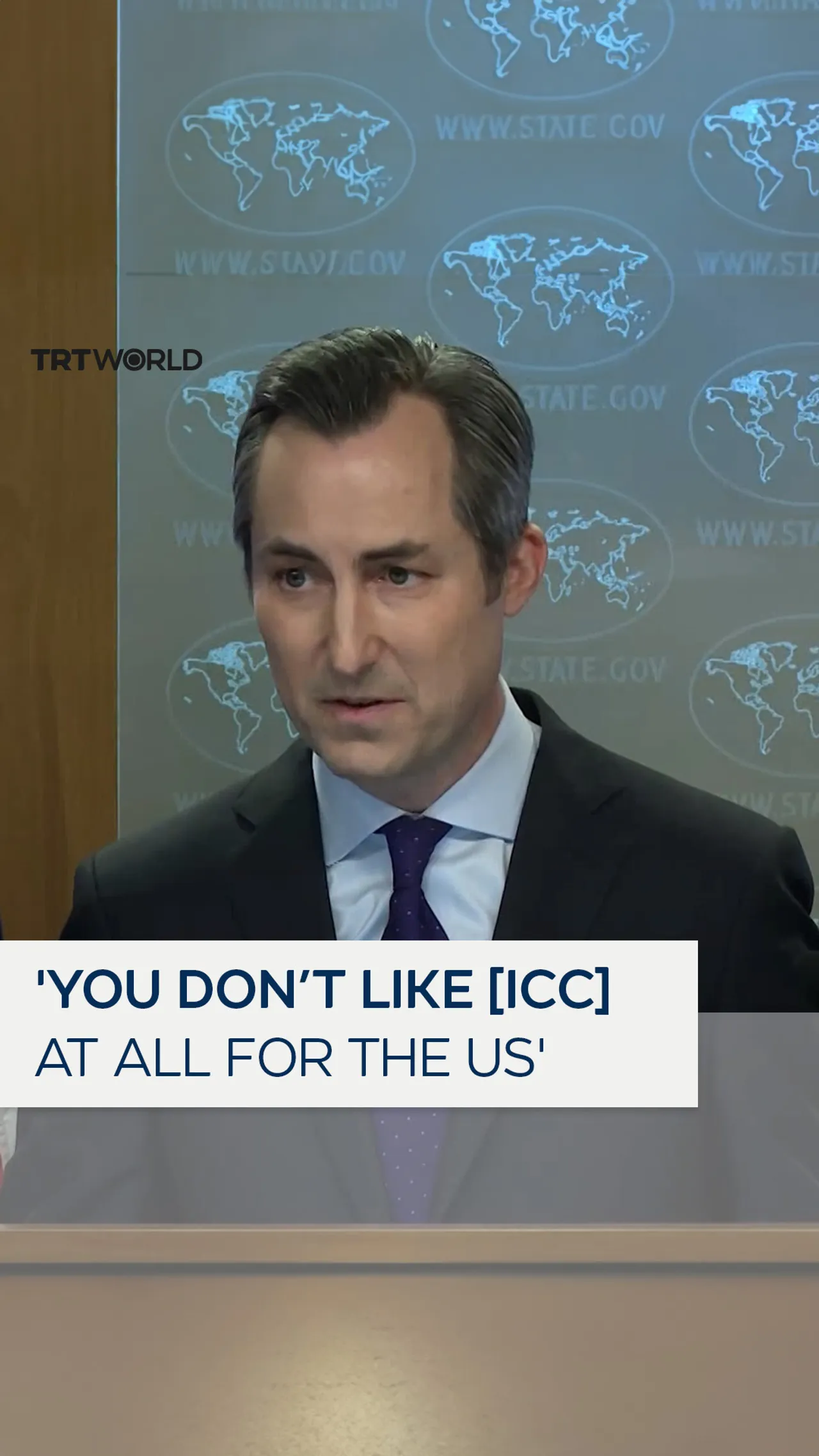 Journalists at US State Dept briefing heckle spokesperson Matt Miller over ICC comments